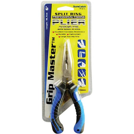 Surecatch Gripmaster Split Ring Pliers 6in, , bcf_hi-res