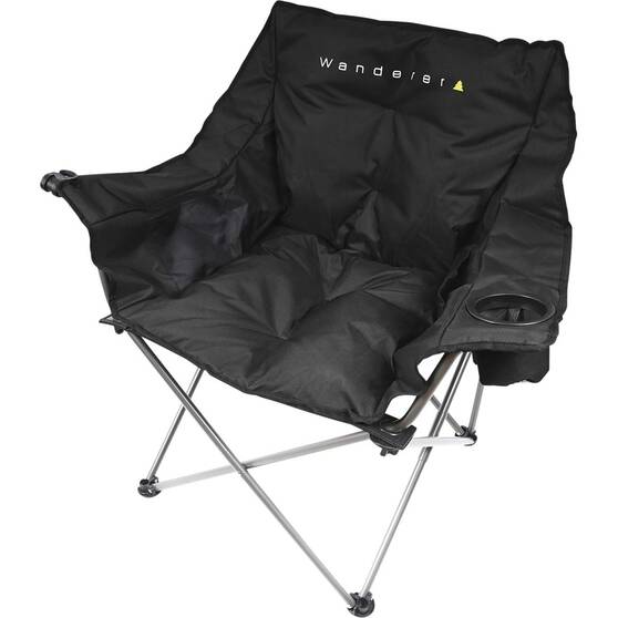 Wanderer Luxury Padded Seat Chair 120kg, , bcf_hi-res