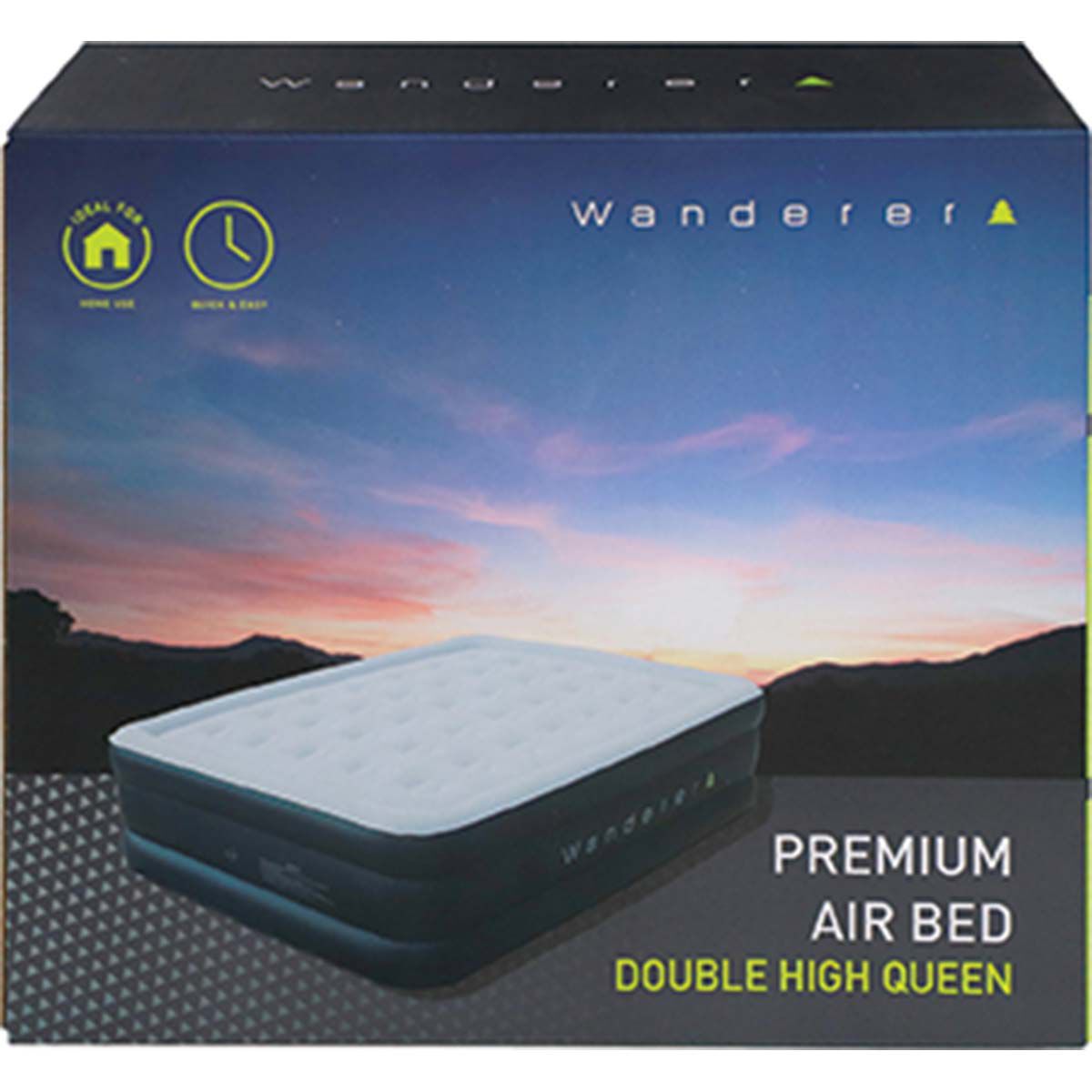 Wanderer double high comfort rest airbed queen 2025