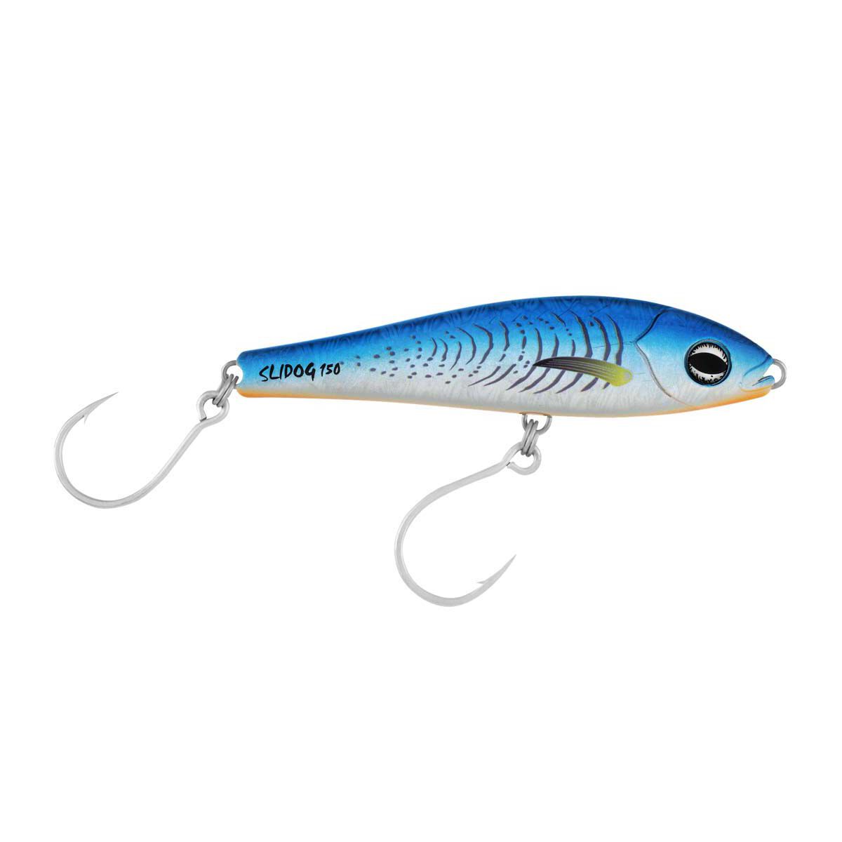 Halco Slidog Sinking Stickbait Lure 150mm Blue Fluoro, , bcf_hi-res