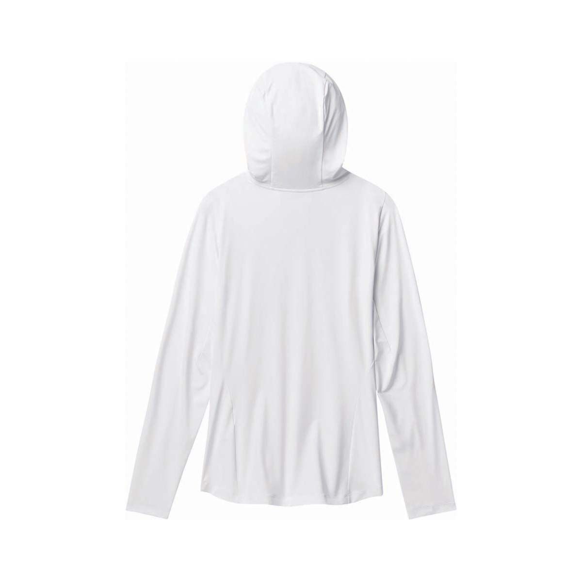 YETI&reg; Women&rsquo;s Hooded Ultra Lightweight Sunshirt White XS, White, bcf_hi-res