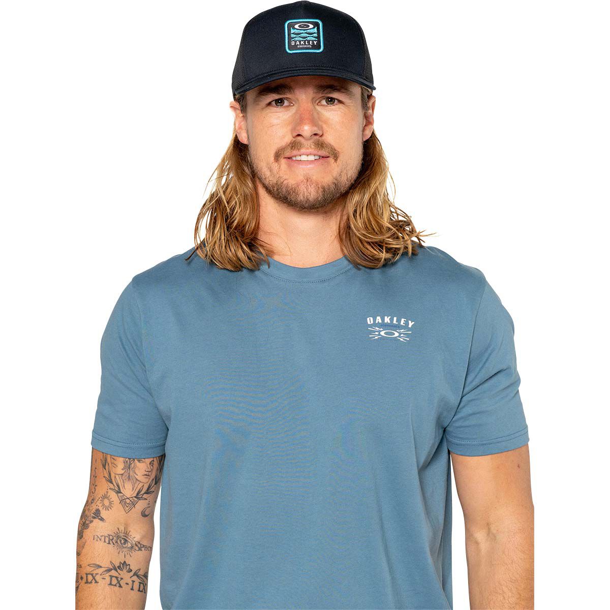 Oakley Elements Waves Trucker Cap Blackout, Blackout, bcf_hi-res