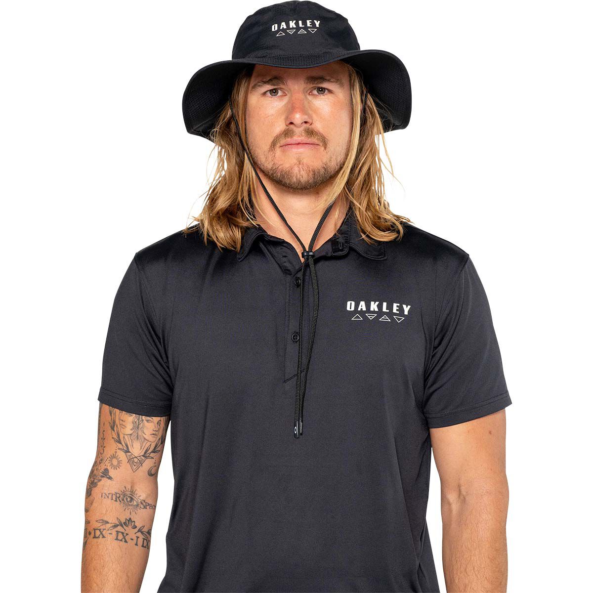 Oakley Elements Bucket Hat Blackout S/M, Blackout, bcf_hi-res