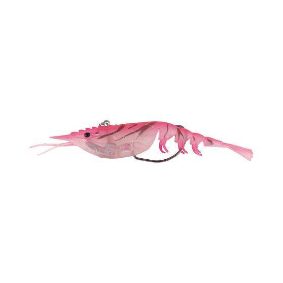 Berkley Shimma Shrimp Weedless Soft Vibe Lure 100mm Pink shrimp, Pink shrimp, bcf_hi-res