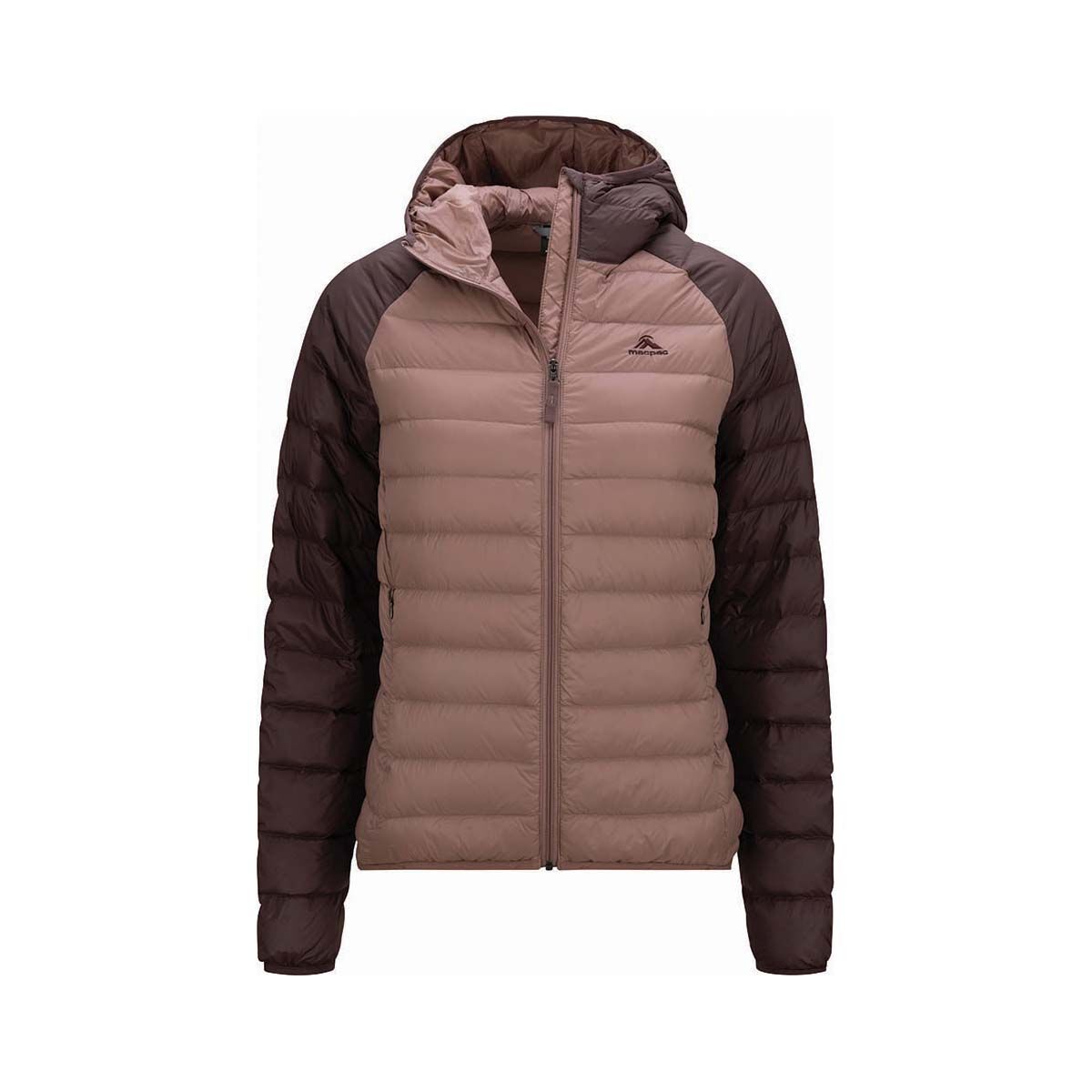 Macpac Women's Uber Light Hooded Down Puffer Jacket V2 Huckleberry / Burlwood 8, Huckleberry / Burlwood, bcf_hi-res