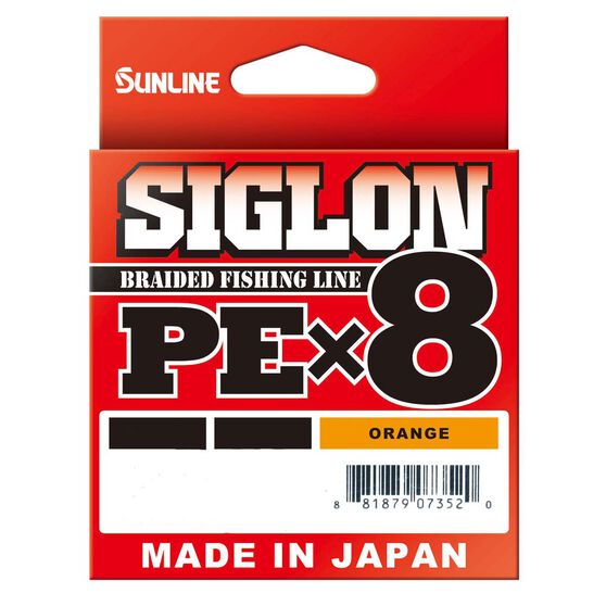 Sunline Siglon Orange Braid Line 150m 6lb Bcf