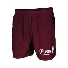 Bundaberg Rum Men's Casual V2 Shorts, Maroon, bcf_hi-res