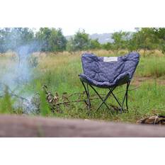 earth by Wanderer® REPREVE® Recycled Fabric Half Moon Chair 120kg, , bcf_hi-res