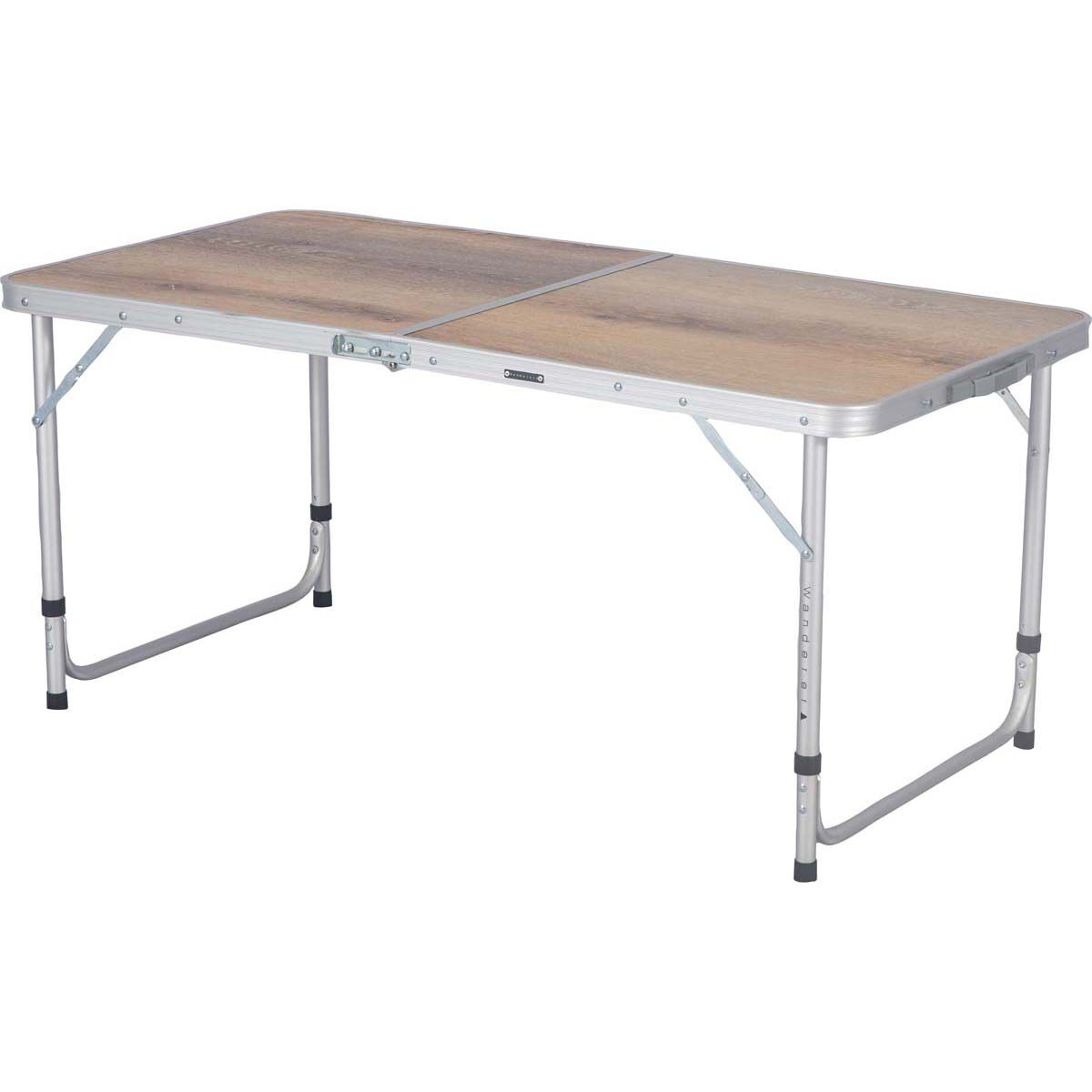 Wanderer Folding Wood Look Table, , bcf_hi-res