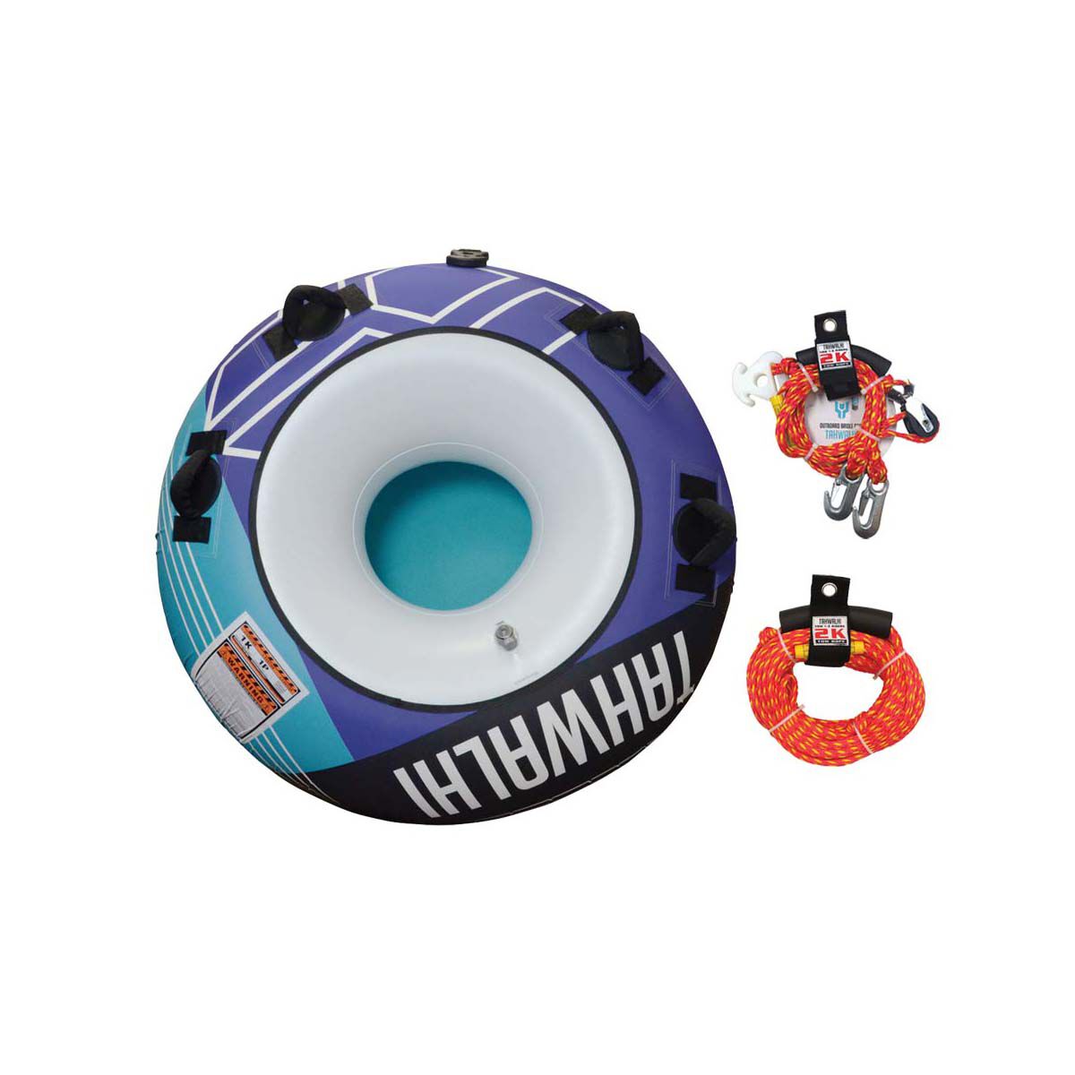 Tahwalhi Round 46" 1 Person Tow Tube Pack, , bcf_hi-res
