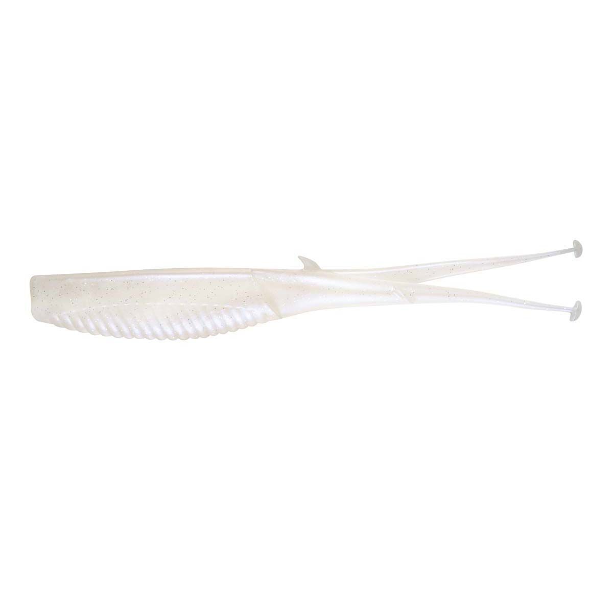 Nomad Live Ops Double Down Soft Plastic Lure 4in Pearl White, Pearl White, bcf_hi-res