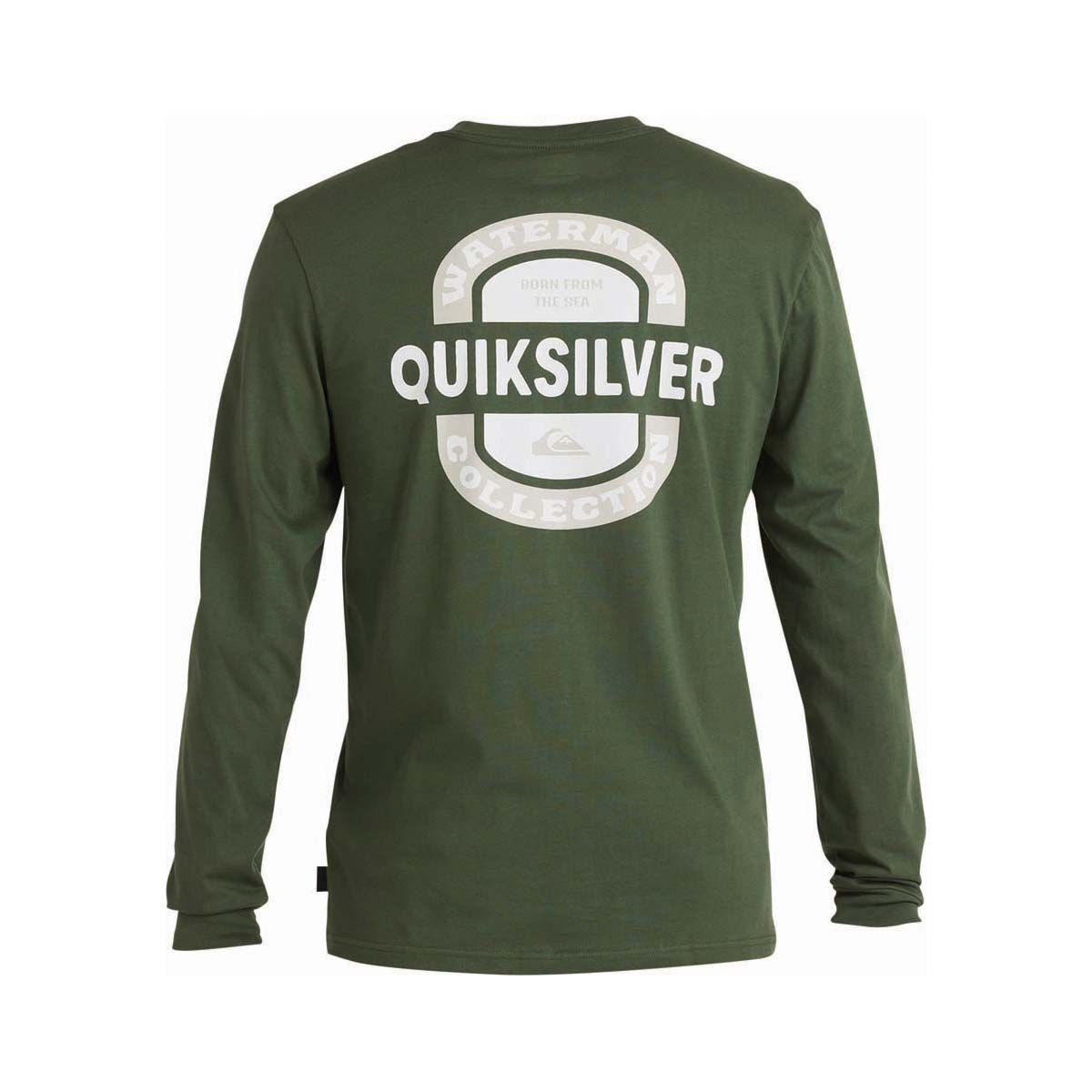 Quiksilver Men&rsquo;s Ocean Made Long Sleeve Shirt Forest S, Forest, bcf_hi-res