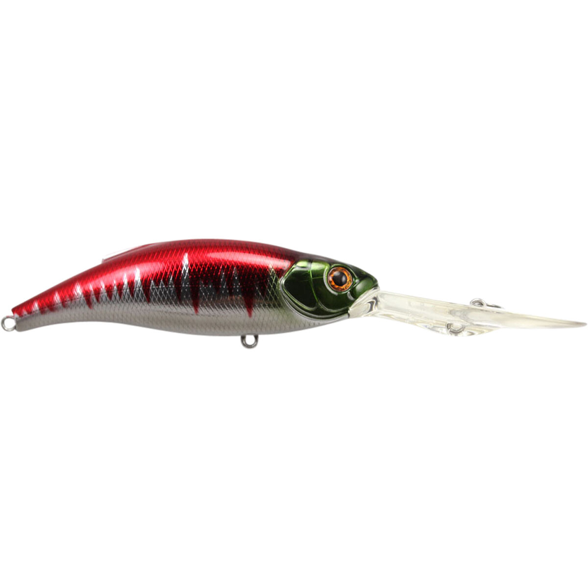 Atomic Hardz Shiner Double Deep Hard Body Lure 75mm Blood Red, Blood Red, bcf_hi-res