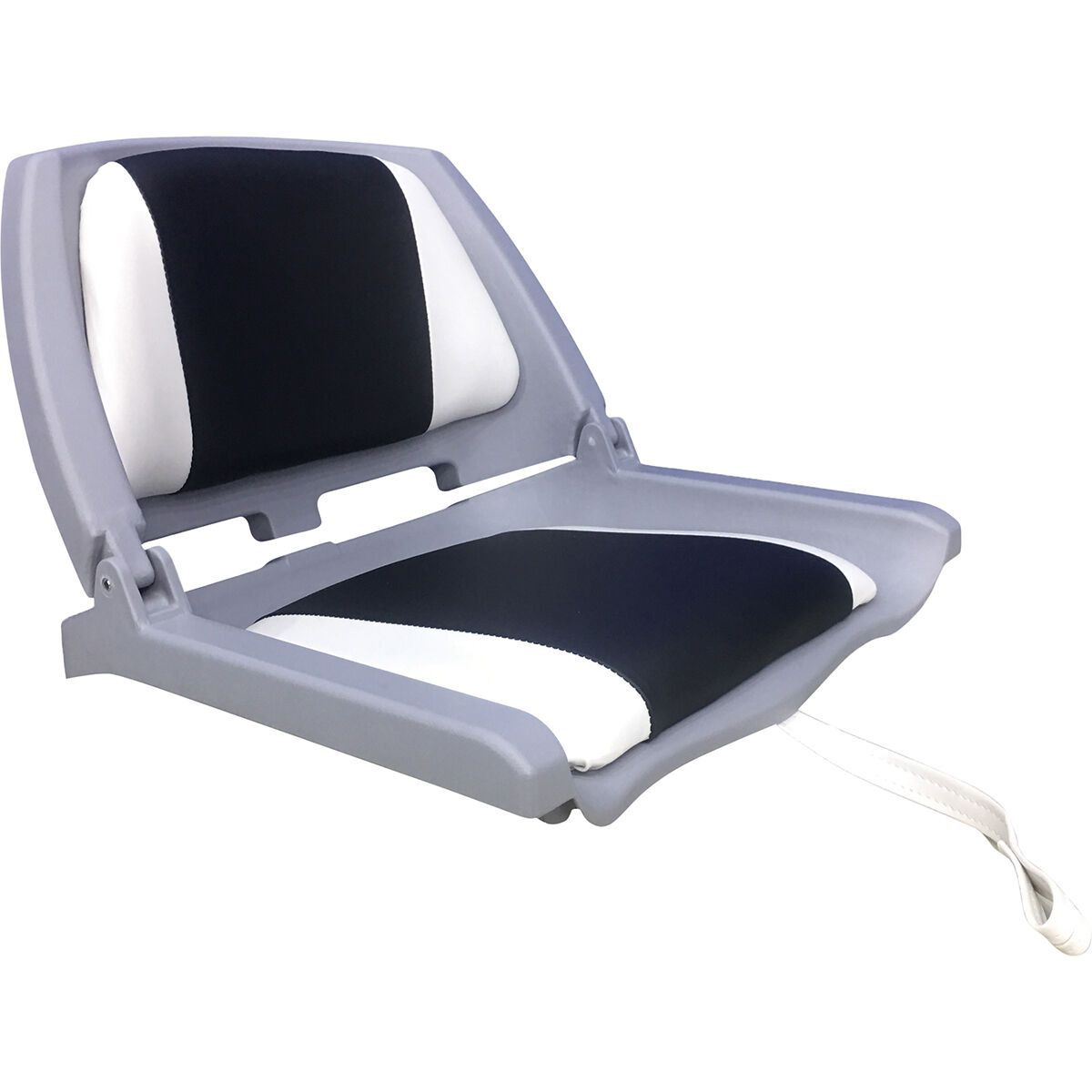 Bowline Padded Folding Tinnie Seat Charcoal BCF