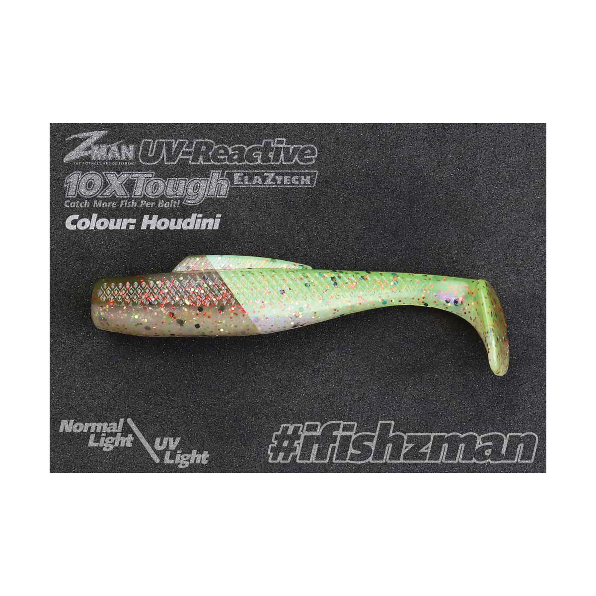 ZMan DieZel MinnowZ Soft Plastic Lure 5in 4 Pack Houdini, Houdini, bcf_hi-res