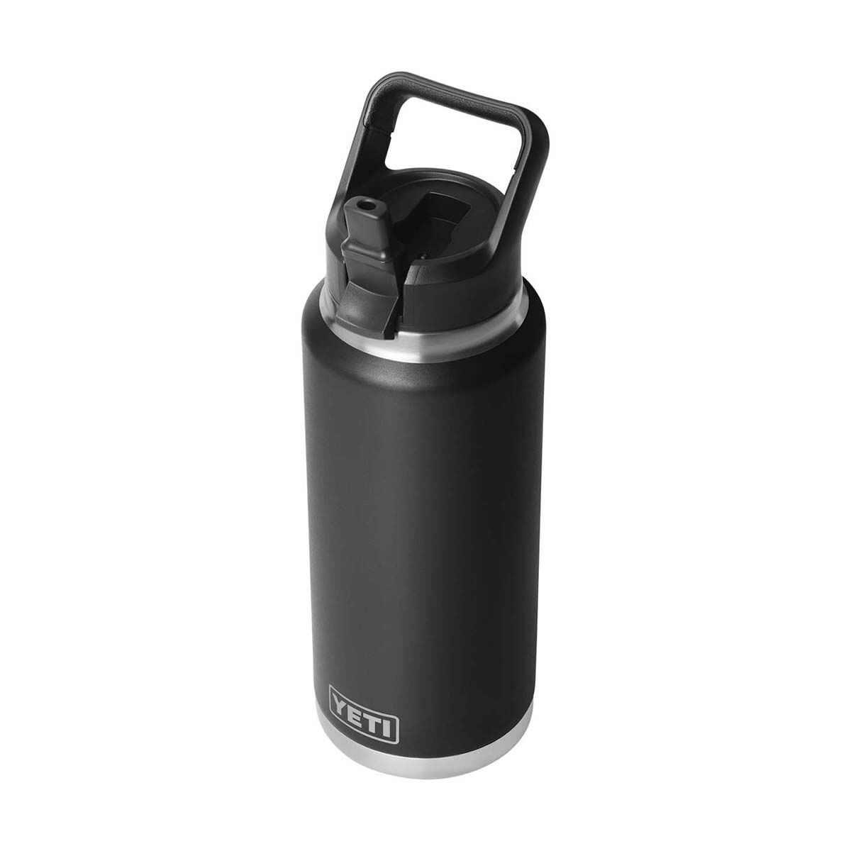 YETI&reg; Rambler&reg; Straw Bottle (1065 ml) Black, Black, bcf_hi-res