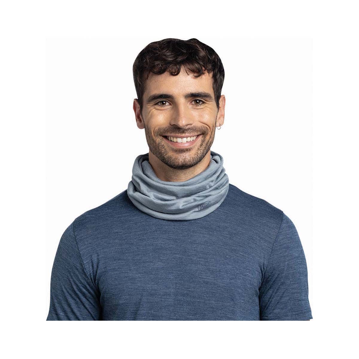 Buff Unisex Merino Lightweight Multifunctional Neckwear Flint Grey OSFM, Flint Grey, bcf_hi-res