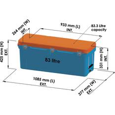 BCF 83L Fish Poly Icebox, , bcf_hi-res