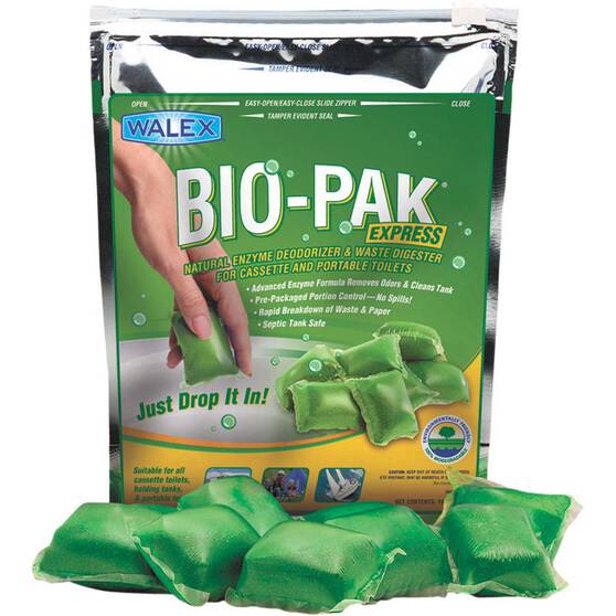 Walex Bio-Pack Toilet Additive Sachets - Green Citrus, 15 Pack, , bcf_hi-res