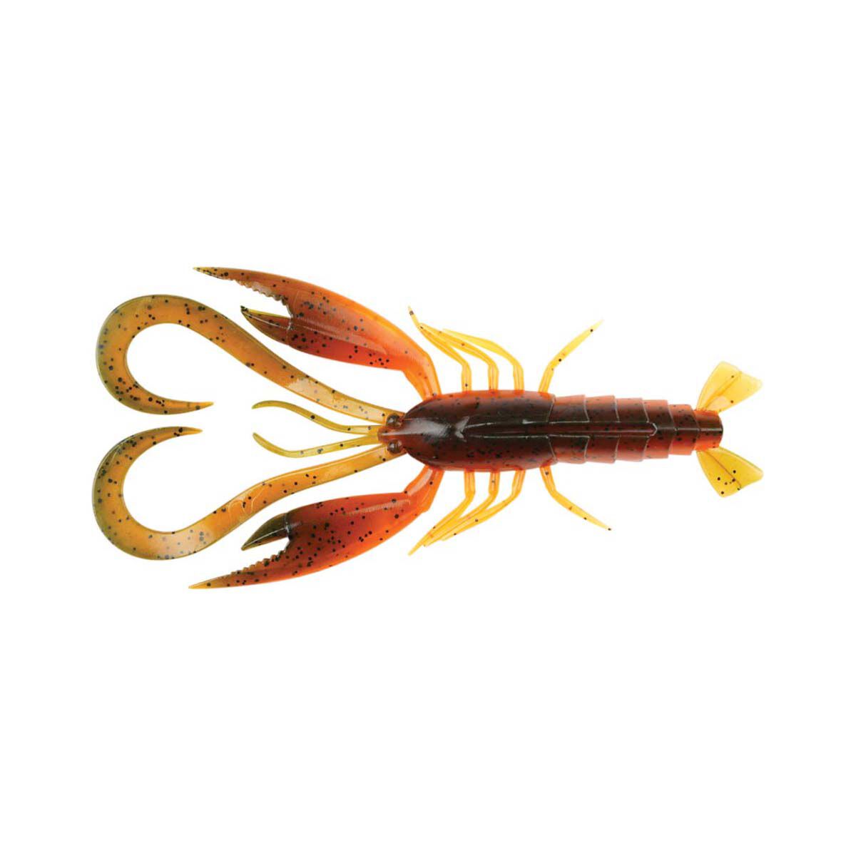 Pro Lure Cray Soft Plastic Lure 80mm Pumpkin Roe UV, Pumpkin Roe UV, bcf_hi-res