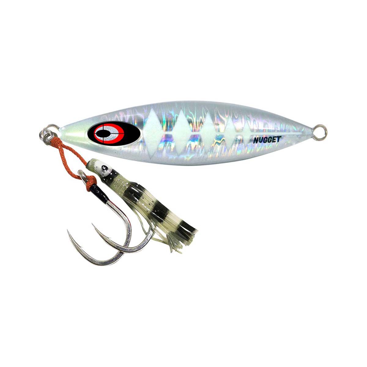 Synotek Nugget Jig Lure 125g Silver, Silver, bcf_hi-res