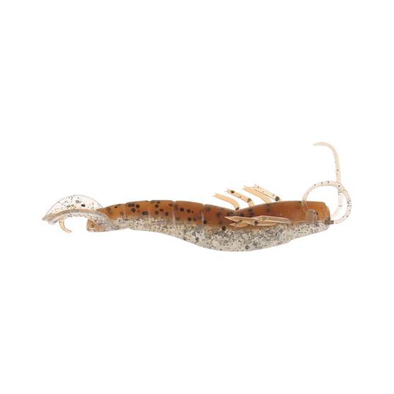 Atomic Plazos Prong Soft Plastic Lure 3in Carolina Pumpkin Holograph, Carolina Pumpkin Holograph, bcf_hi-res