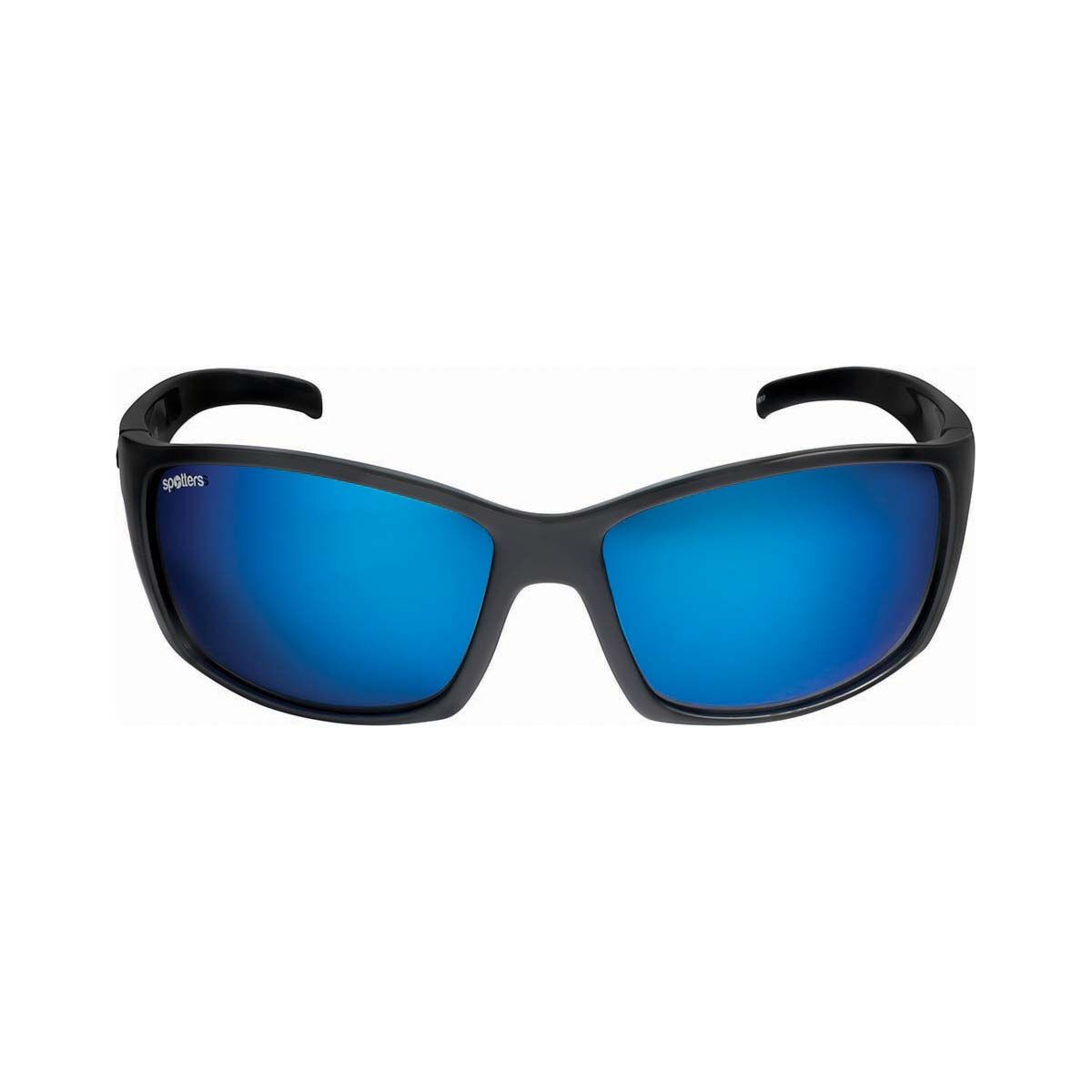 Spotters Fury Polarised Sunglasses Matt Black Ice, , bcf_hi-res