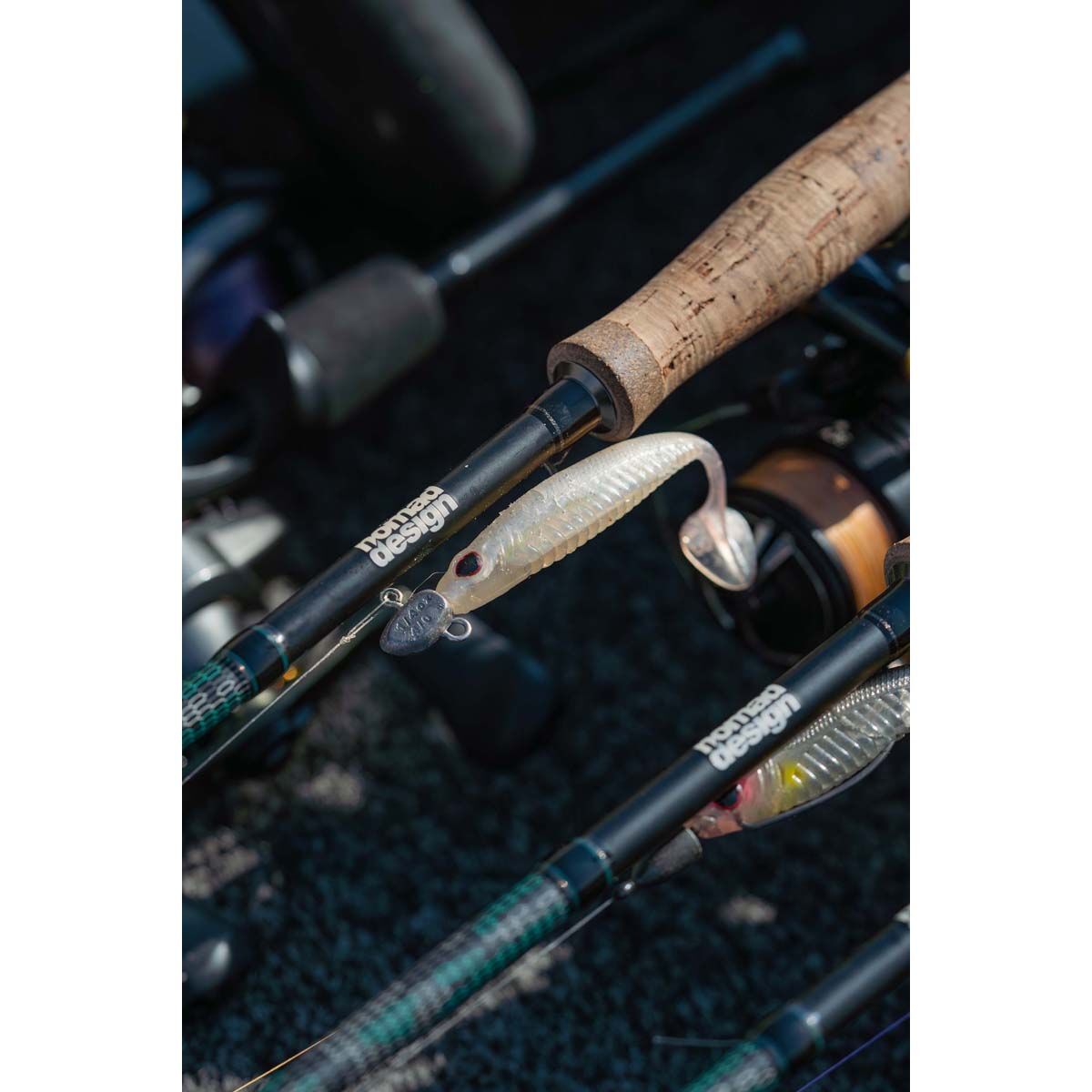 Nomad Live Ops Spectre Minnow Soft Plastic Lure 2.5in Silver Shad, Silver Shad, bcf_hi-res