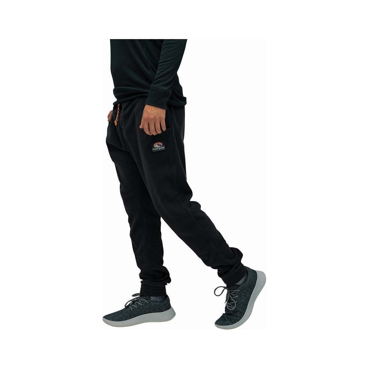 Macpac Men's Heritage Fleece Pants Black S, Black, bcf_hi-res