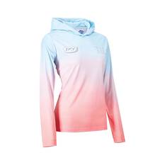 BCF x Tide Women's Sunset Hooded Sublimated Polo, , bcf_hi-res