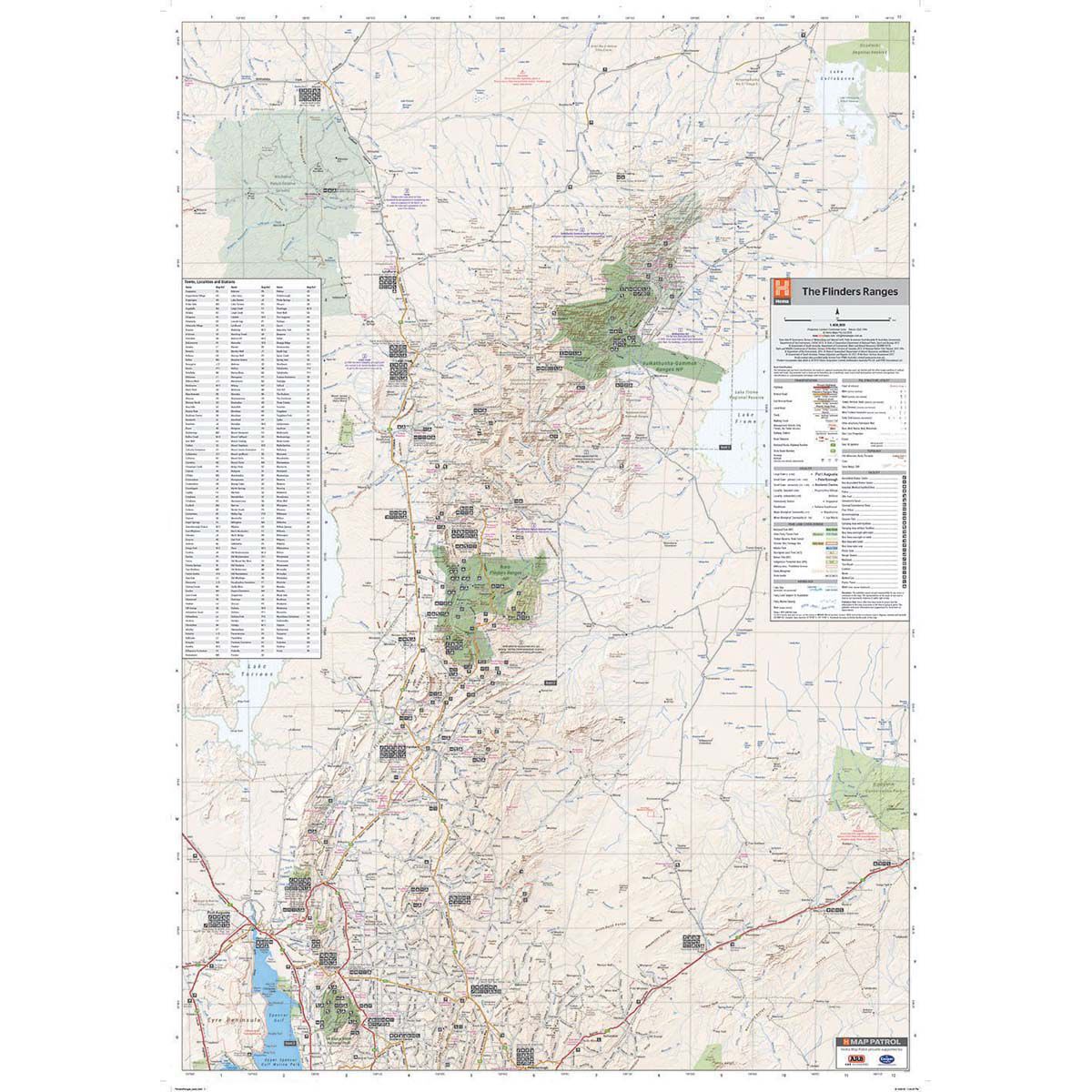 Hema Flinders Ranges Map (6th edition), , bcf_hi-res