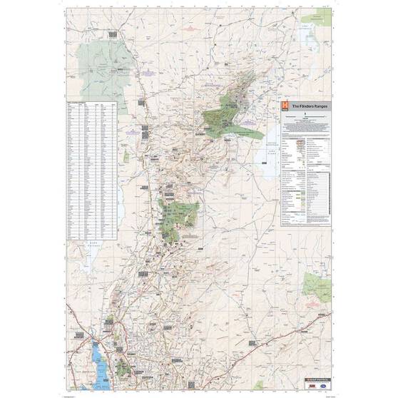 Hema Flinders Ranges Map (6th edition), , bcf_hi-res