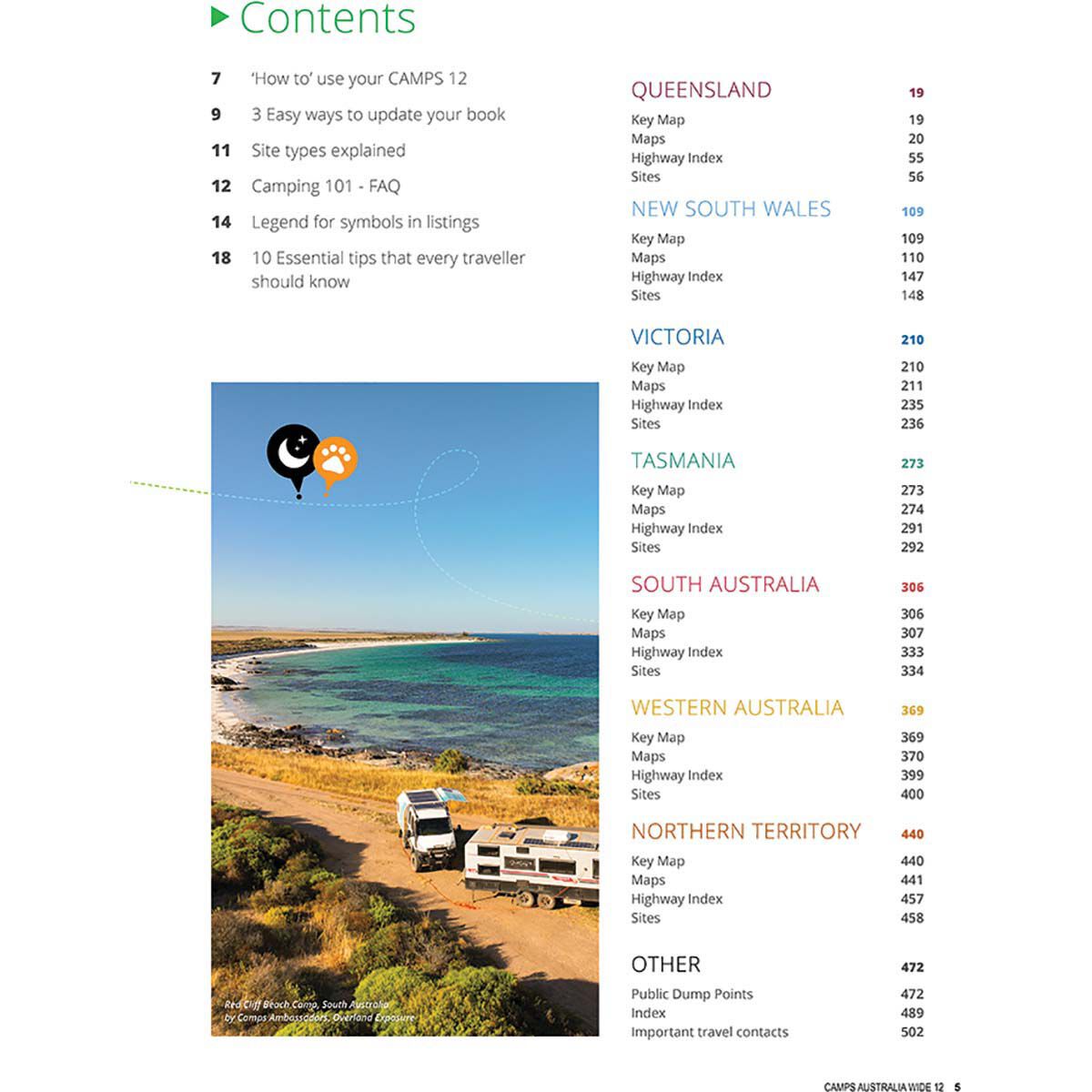 Camps 12 Australia Wide Free & Budget Campsite Book - B4 Easy to Read, , bcf_hi-res