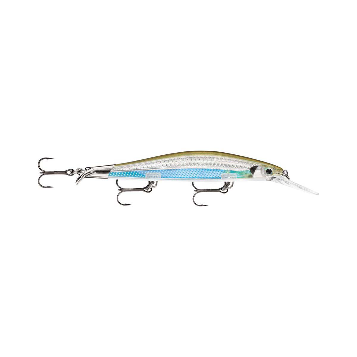 Rapala Ripstop Deep Jerkbait Hard Body Lure 12cm Moss Black Shiner, Moss Black Shiner, bcf_hi-res