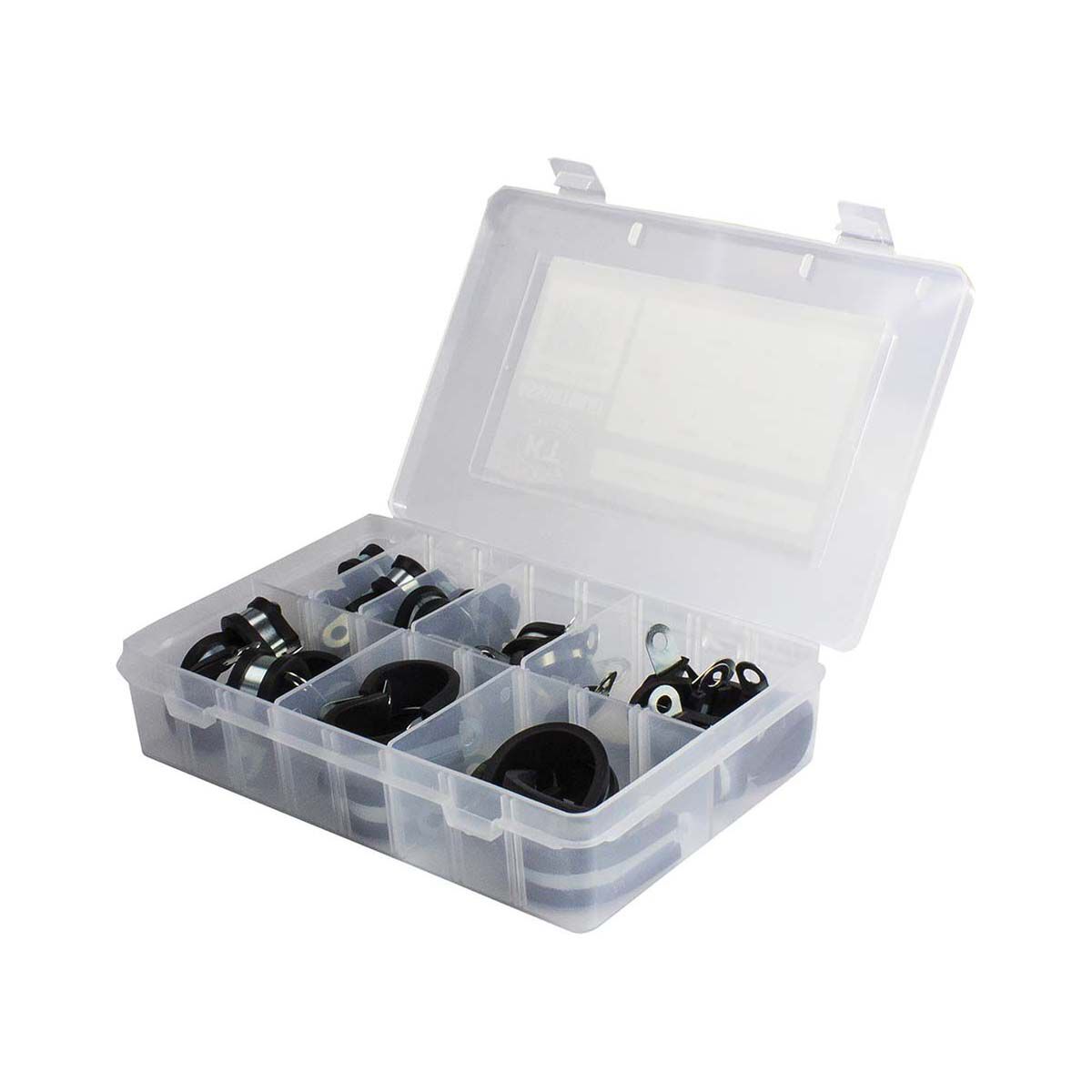 KT Cables Rubber & Metal Cable Clamp Assortment, , bcf_hi-res