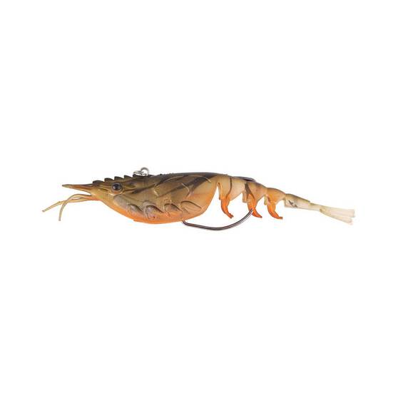 Berkley Shimma Shrimp Weedless Soft Vibe Lure 150mm Orange Belly Tiger, Orange Belly Tiger, bcf_hi-res