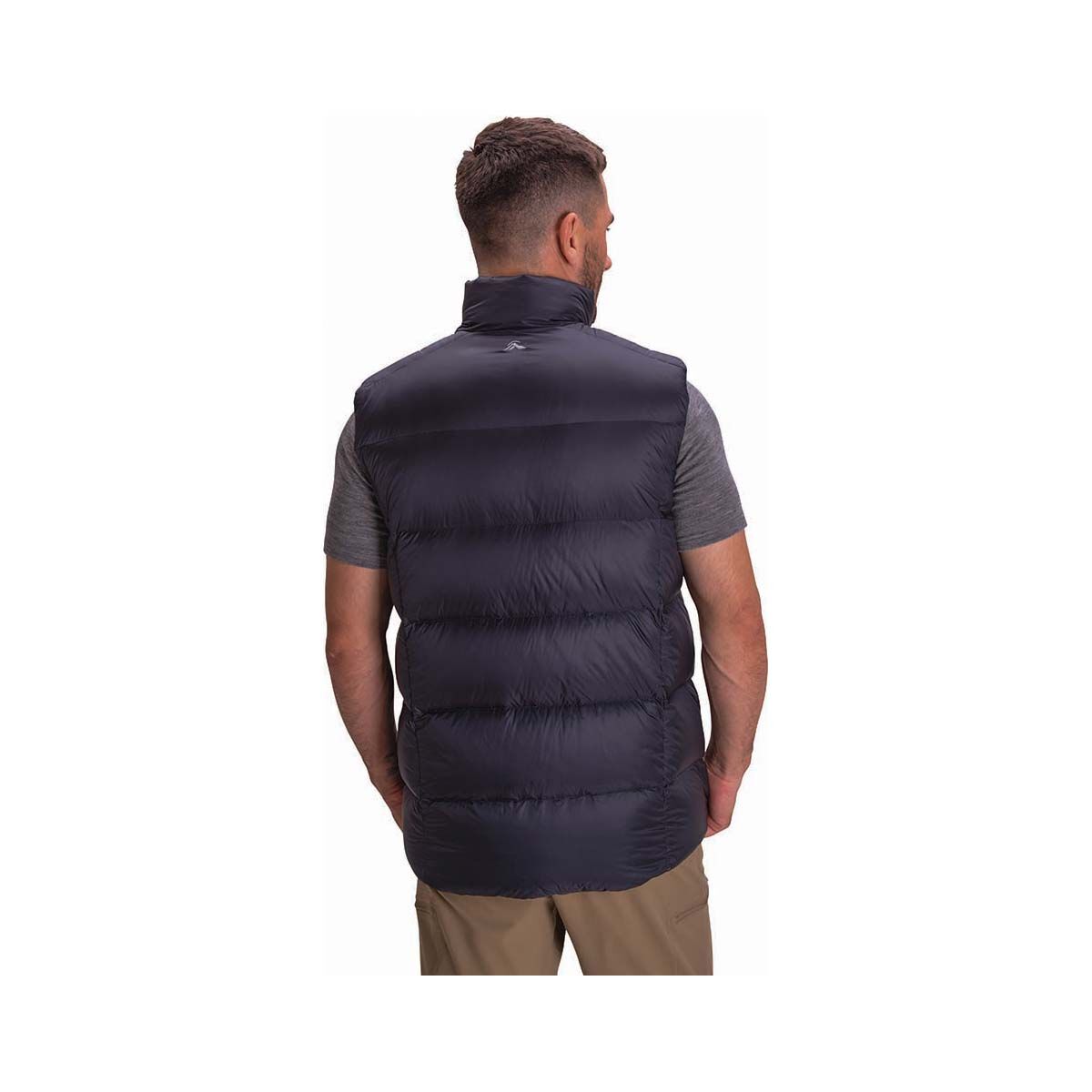 Macpac Men's Sundowner Down Puffer Vest V2, Black, bcf_hi-res