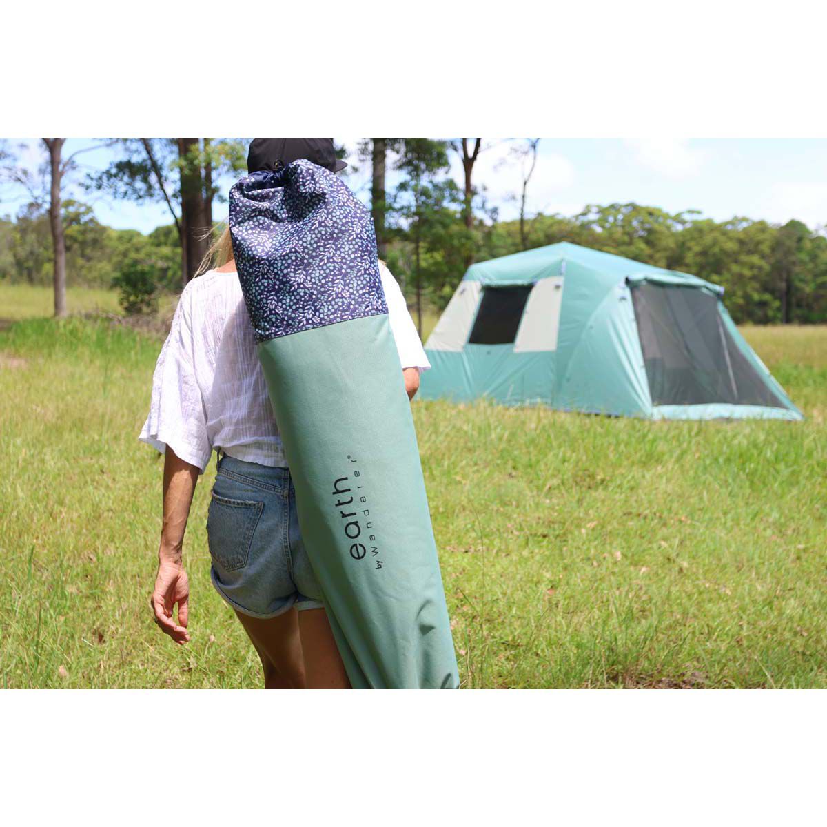 earth by Wanderer&reg; REPREVE&reg; Recycled Fabric Half Moon Chair 120kg, , bcf_hi-res