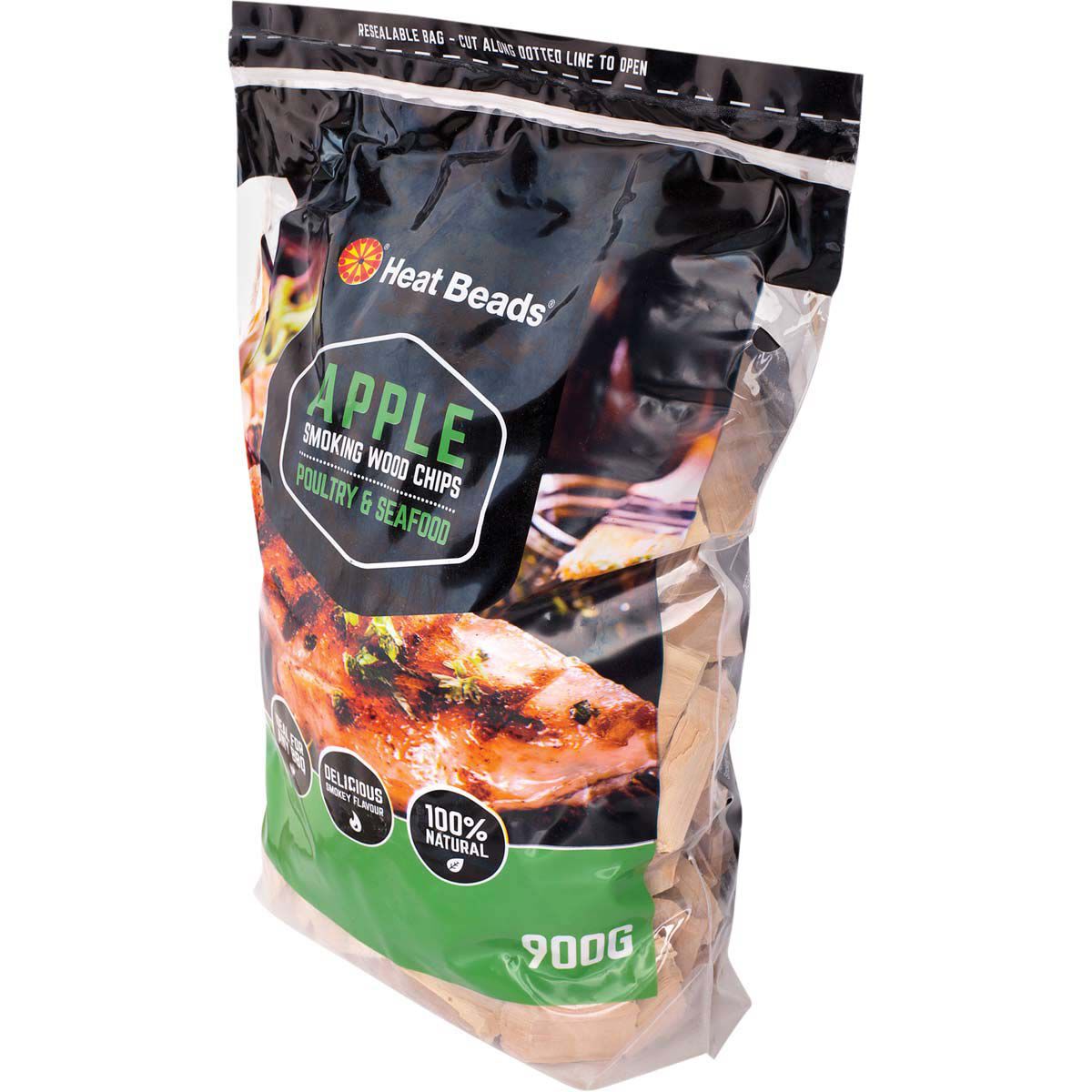 Heat Beads Smoking Apple Woodchips 900g, , bcf_hi-res