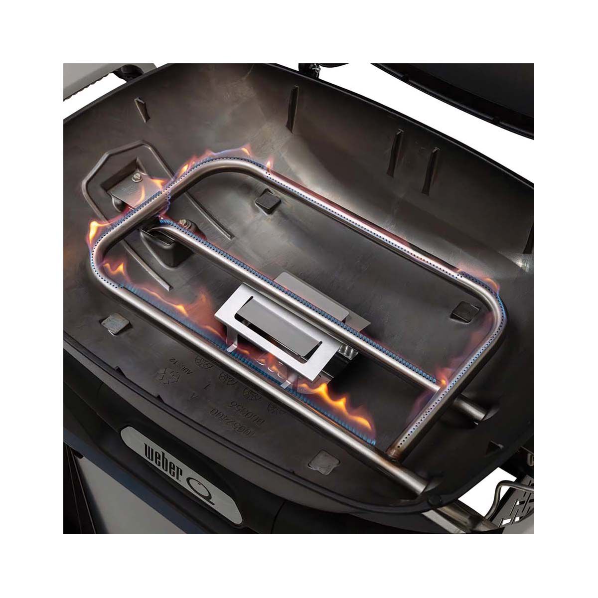 Weber Family Q+ Midnight Black (Q3100N+) LP BBQ, , bcf_hi-res