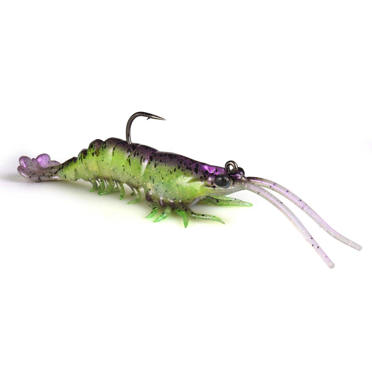 ZMan PrawnZ Elite Soft Plastic Lure 5in Purple Death, Purple Death, bcf_hi-res