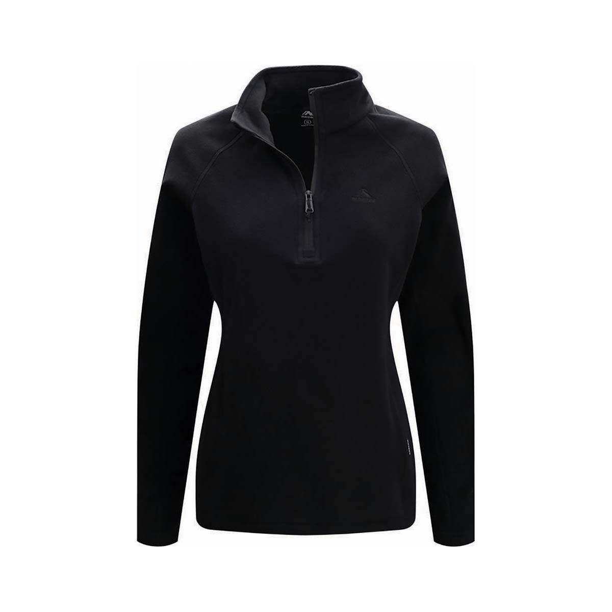 Macpac Women's Tui Fleece Pullover V6 True Black 10, True Black, bcf_hi-res