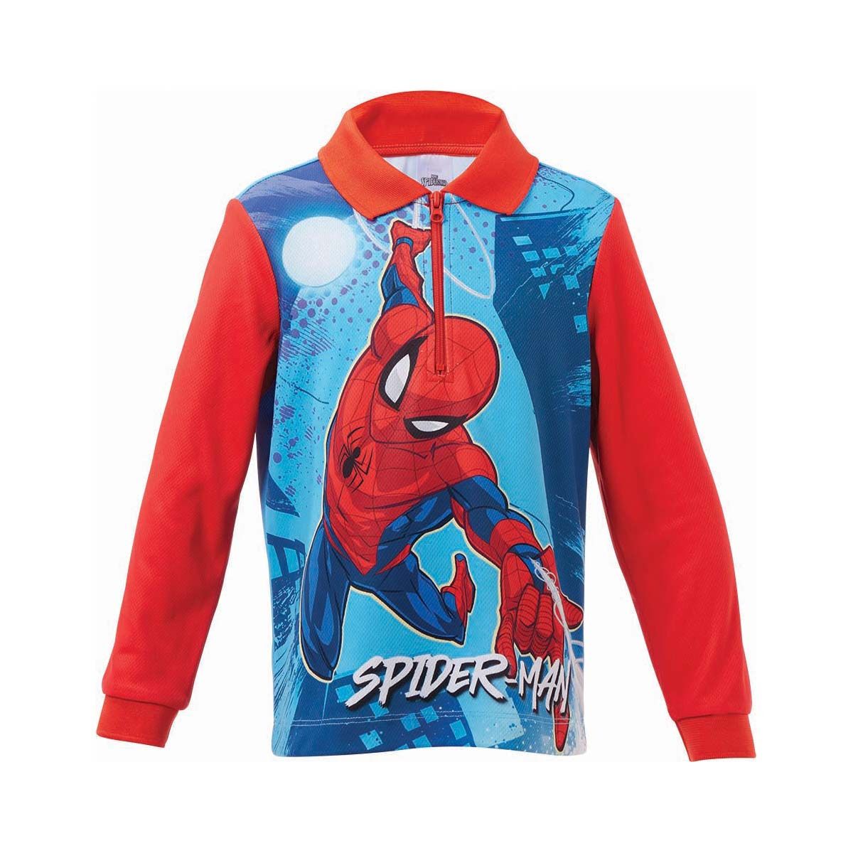 Spiderman Kids&rsquo; Fishing Shirt Red 2, Red, bcf_hi-res