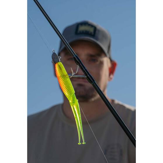 Nomad Live Ops Double Down Soft Plastic Lure 4in Pearl White, Pearl White, bcf_hi-res