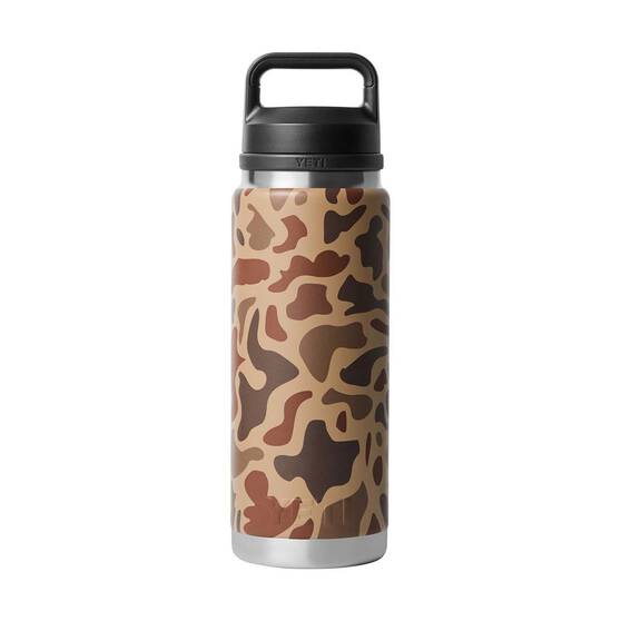 YETI® Rambler® Bottle 26 oz (760 ml) with Chug Cap Wetlands Camo, Wetlands Camo, bcf_hi-res