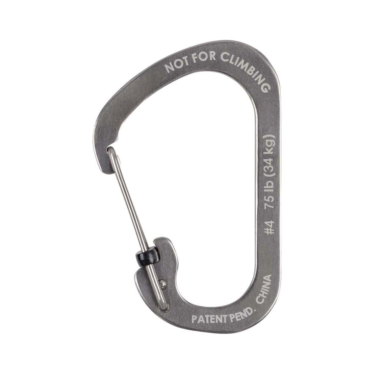 Nite Ize Carabiner SlideLock No.4 Stainless, , bcf_hi-res