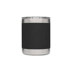 YETI Rambler® Lowball 10 oz (295 ml) with MagSlider™ Lid Black, Black, bcf_hi-res