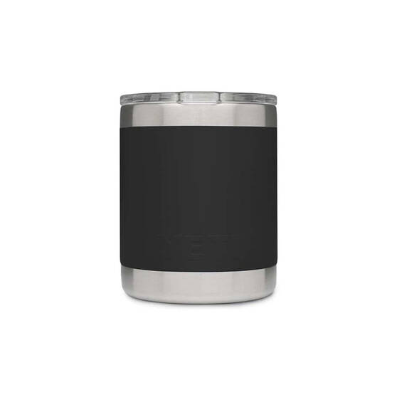 YETI Rambler® Lowball 10 oz (295 ml) with MagSlider™ Lid Black, Black, bcf_hi-res