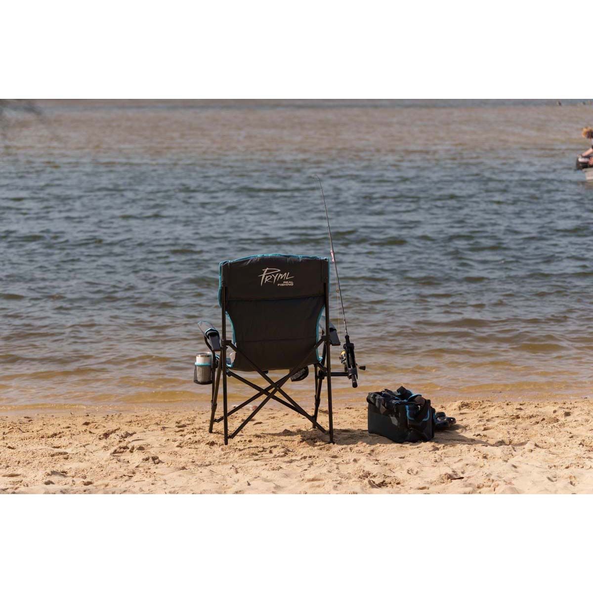 Pryml Premium Fishing Chair with Rod Holders 160kg, , bcf_hi-res