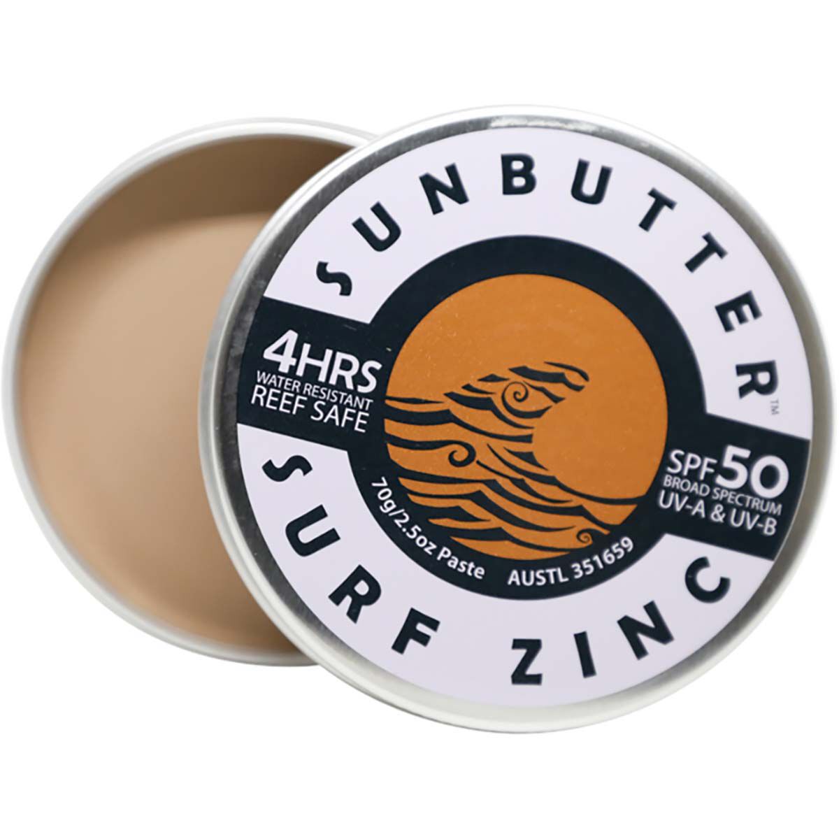 SunButter SPF50 Reef Safe Tinted Surf Zinc 70g BCF